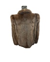 Mahogany Mink Corduroy Jacket – Reversible to Leather with Elastic Bottom and Sleeves
