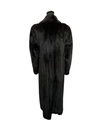 Full-Length Ranch Mink Coat with Shawl Collar and Princess Band Sleeves