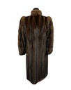 Lunaraine Mink Coat with Wing Tip Collar and Horizontal Princess Sleeves