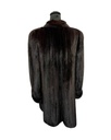 Mahogany Mink Stroller with Shawl Collar and Turned-Up Cuffs (Female Skins)
