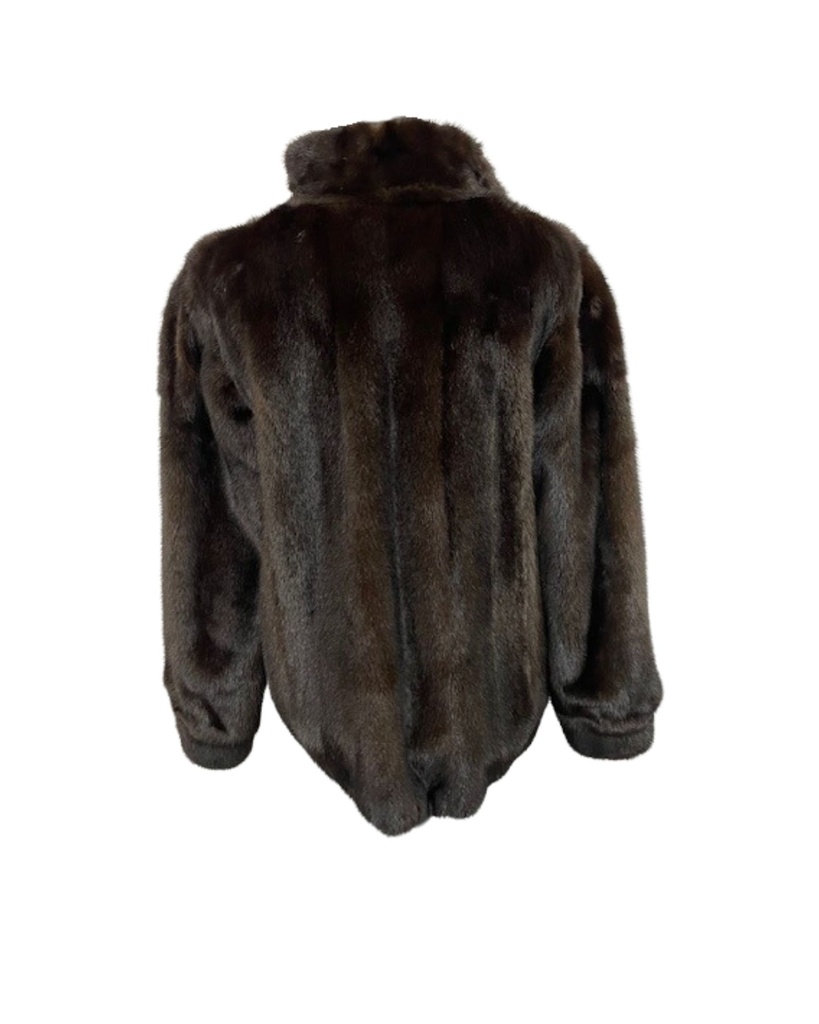 Mahogany Mink Bomber