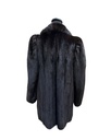 Mahogany Mink Jacket with Shock Collar & Open Sleeves
