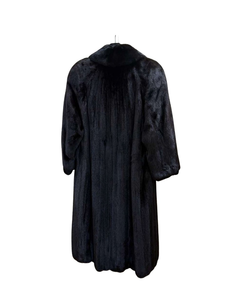Blackglama Female Mink Coat with Shock Collar & Wrangler Sleeves