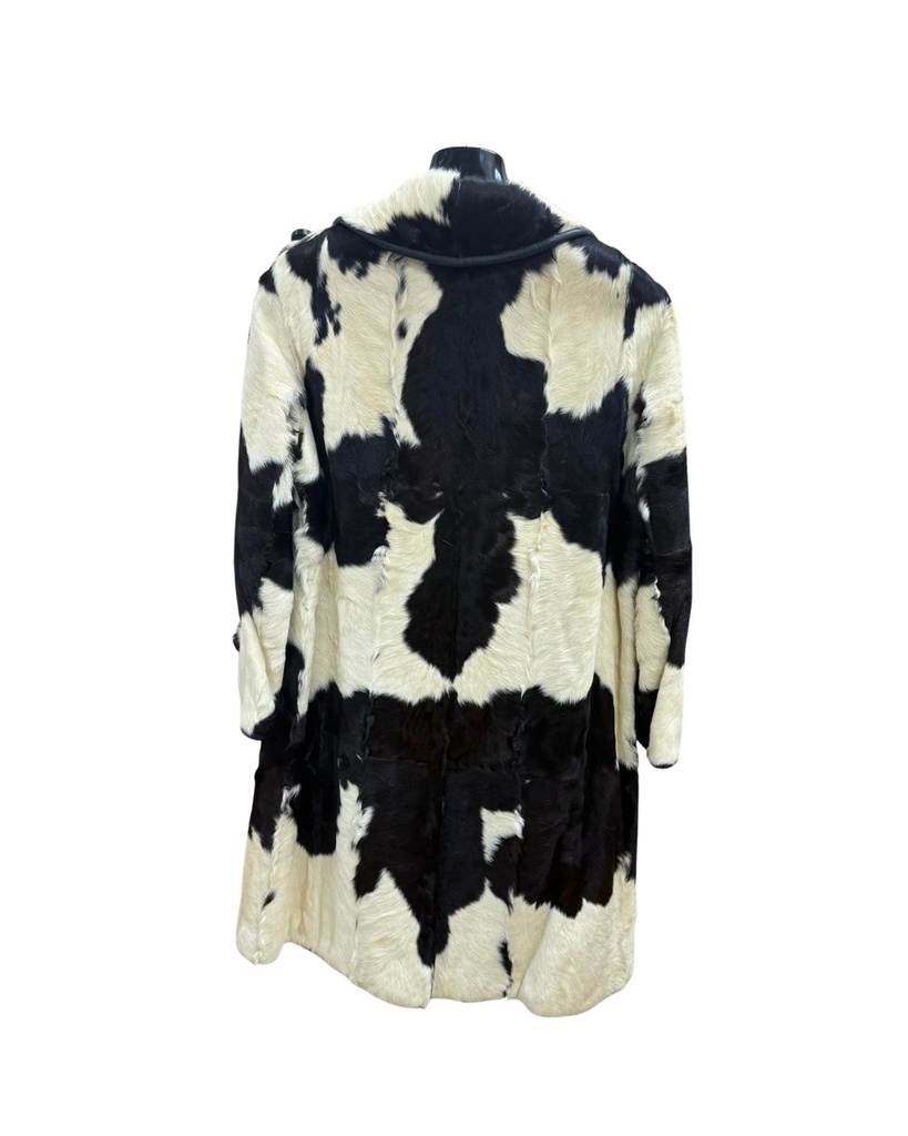 Double Breasted Persian Lamb Skin Stroller with Belt (Revlon Boutique Paris)