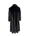Natural Llama Female Mink Coat (Reversible Rainwear) with Shawl Collar & Open Sleeves