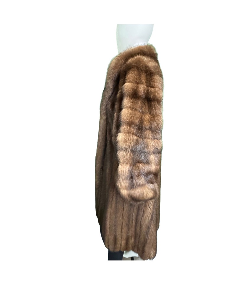 Full-Length Russian Sable Fur Coat 