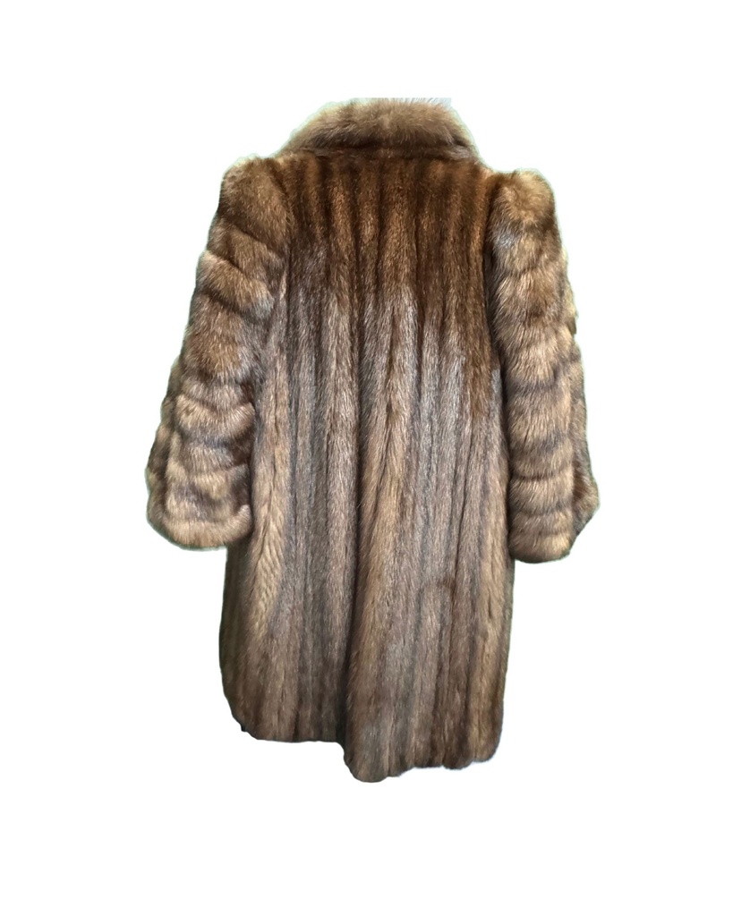 Full-Length Russian Sable Fur Coat 