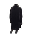 Reversible to Rain Wear Long-Hair Mink Tuxedo Coat