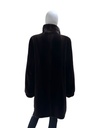 Sheared Mink Reversible Coat with Taffeta Rainwear