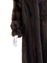 Full-Length Dark Mahogany Mink Coat