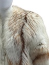 White Fox with Crystal Fox Feather Jacket