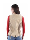 Ladies Snap Front Closure Vest (Old Rust)
