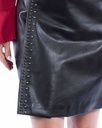 Ladies Studded Leather Skirt
