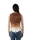 Ladies  Vest (Ombre Vintage Tan)