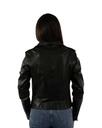 Ladies Motor Cycle Jacket (Black)