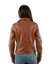 Ladies Motor Cycle Jacket (Tan)