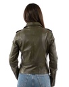 Ladies Motor Cycle Jacket (Olive)