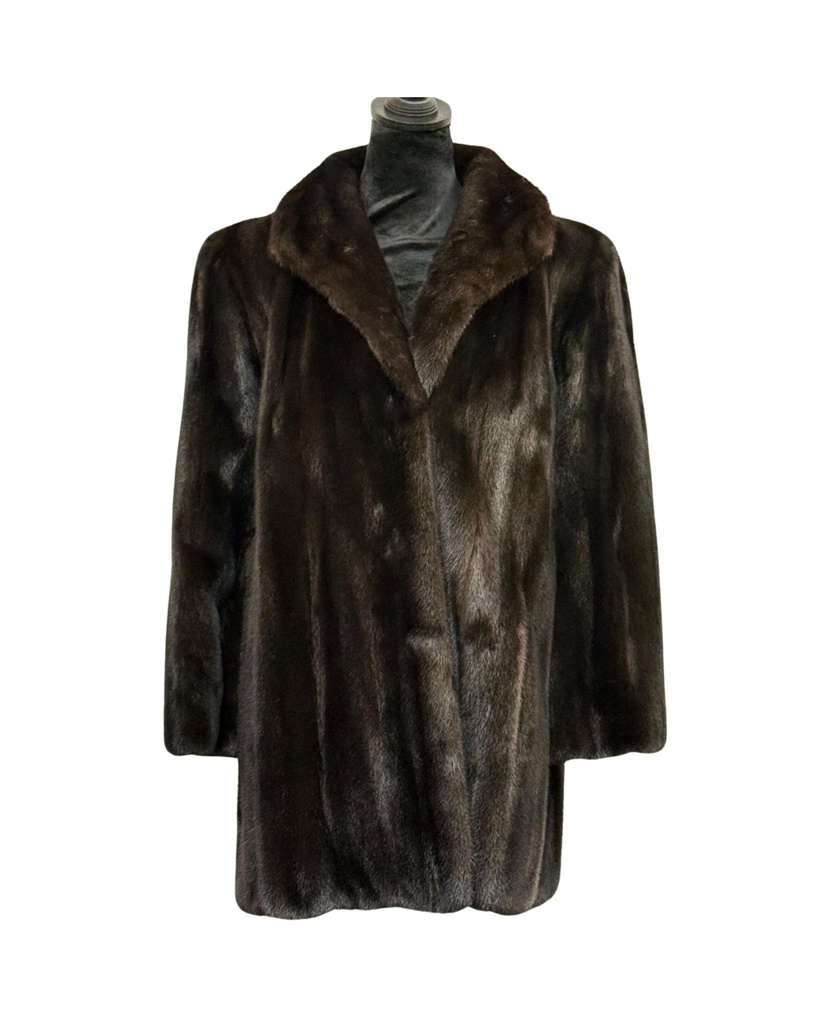 Natural Black Mink Jacket