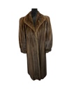 Lunaraine Mink Coat with Wing Tip Collar and Princess Band Sleeves