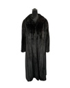 Ranch Mink Coat with Wing Tip Collar and Straight Open Sleeves