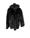 Ranch Mink Tail Bomber with Wing Tip Collar