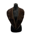 Mahogany Mink Coat with Shawl Collar