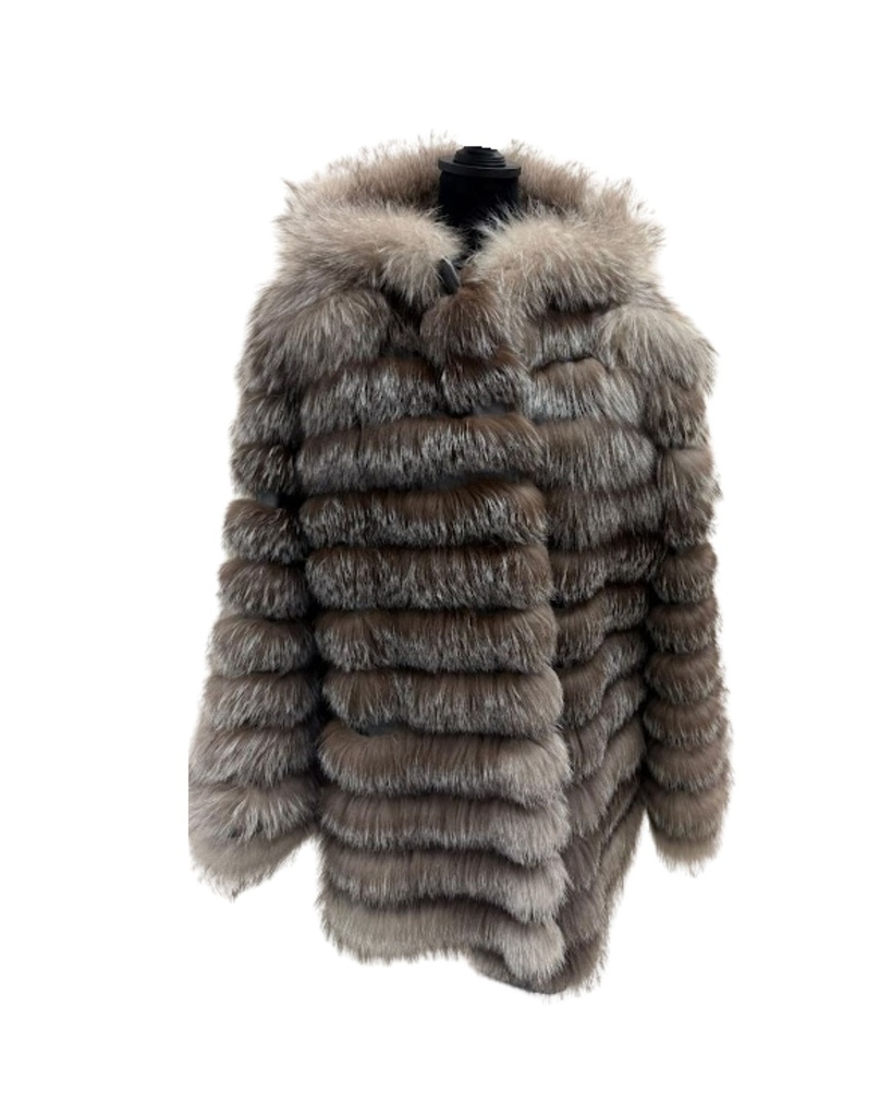 Indigo Fox Stroller Long Hooded Reversible to Rain Wear