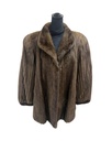 Lunaraine Mink Corduroy Jacket with Wing Tip Collar and Princess Band Sleeves