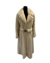 Pearl Mink Full Length Coat with Notch Collar