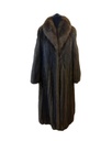 Russian Sable Full Length Coat with Shock Collar & Open Sleeves 