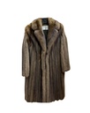 Russian Sable Coat with Notch Collar & Open Sleeves