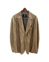 Men’s Suede Car Coat with Double Pockets on right