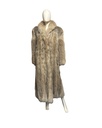 Neiman Marcus Full-Length Canadian Lynx Fur Coat 