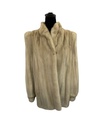Rovalia Mink Jacket with Wing Tip Collar and Princess Band Sleeves