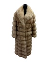 Amber Fox Full-Length Coat – Zip-Off Convertible to Jacket
