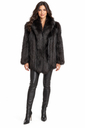 Black Fox Jacket Size Small 