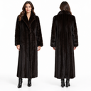 Natural Mahagany Female mink coat size 10