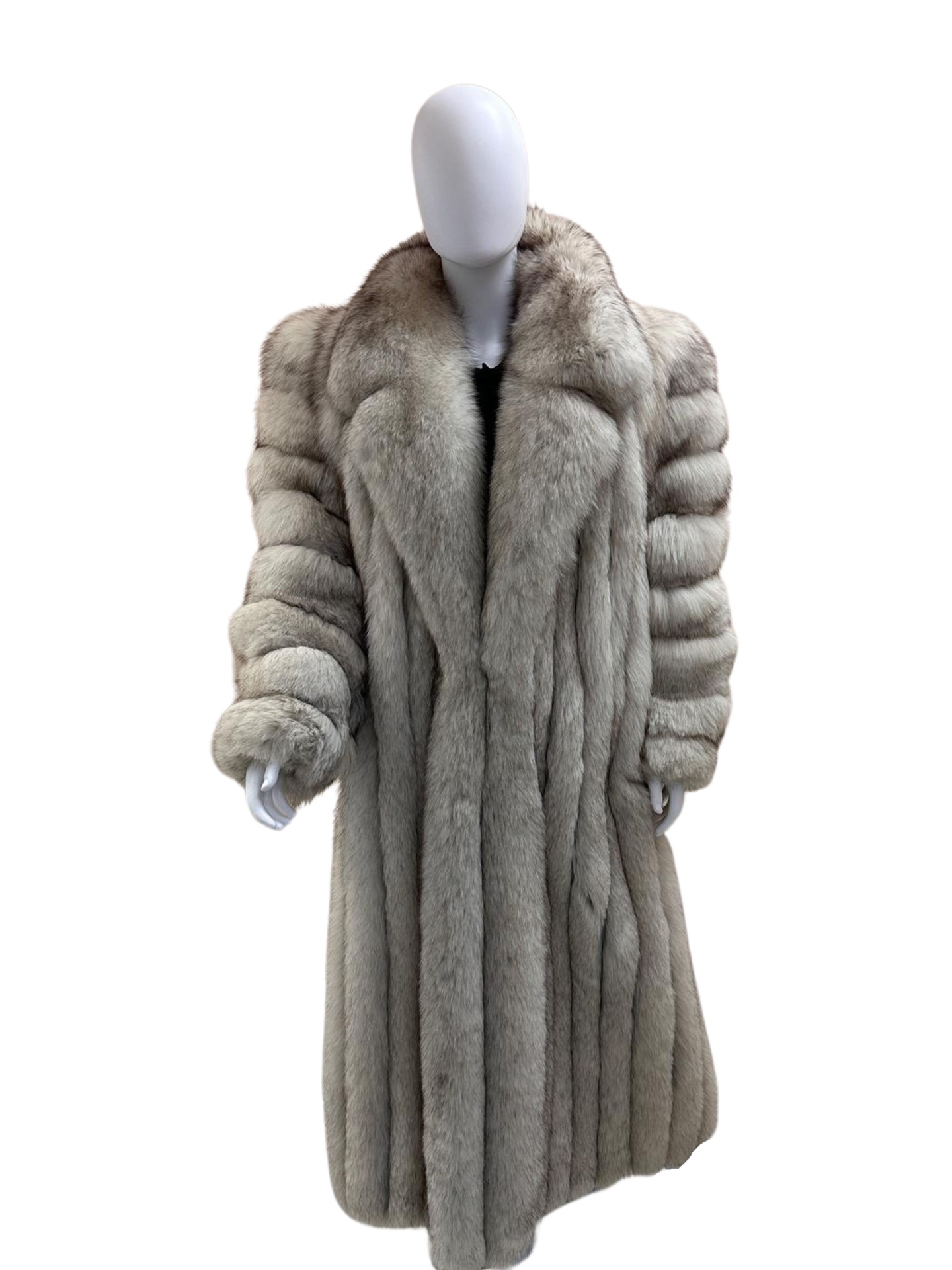 Full Length Blue Fox Coat | Koslow's North Dallas Furs