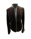 Brown Sheared Mink Cardigan Jacket