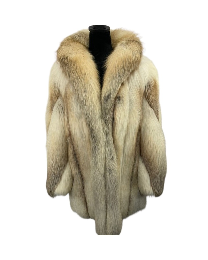 Golden Isle Fox Stroller Shawl Collar Diagonal Sleeves